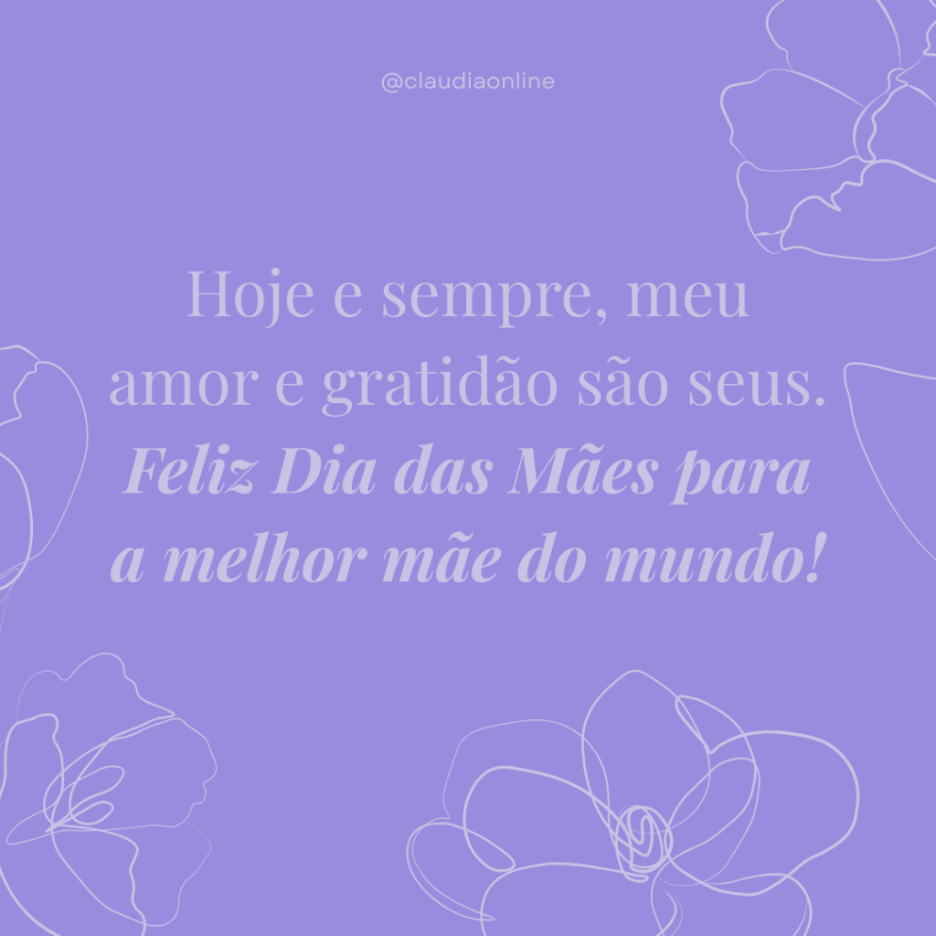 mensagens dia das mães curtas e emocionantes