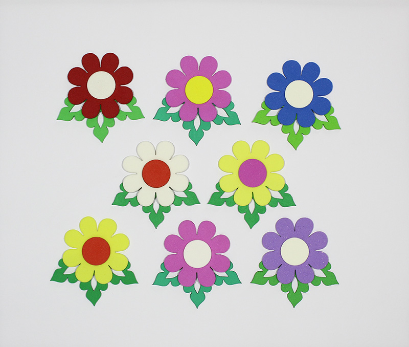Moldes Gratuitos de Flores de EVA para Imprimir e Usar