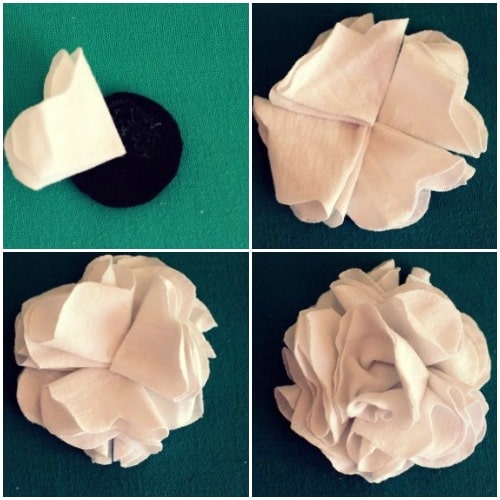 flores em tecido passo a passo