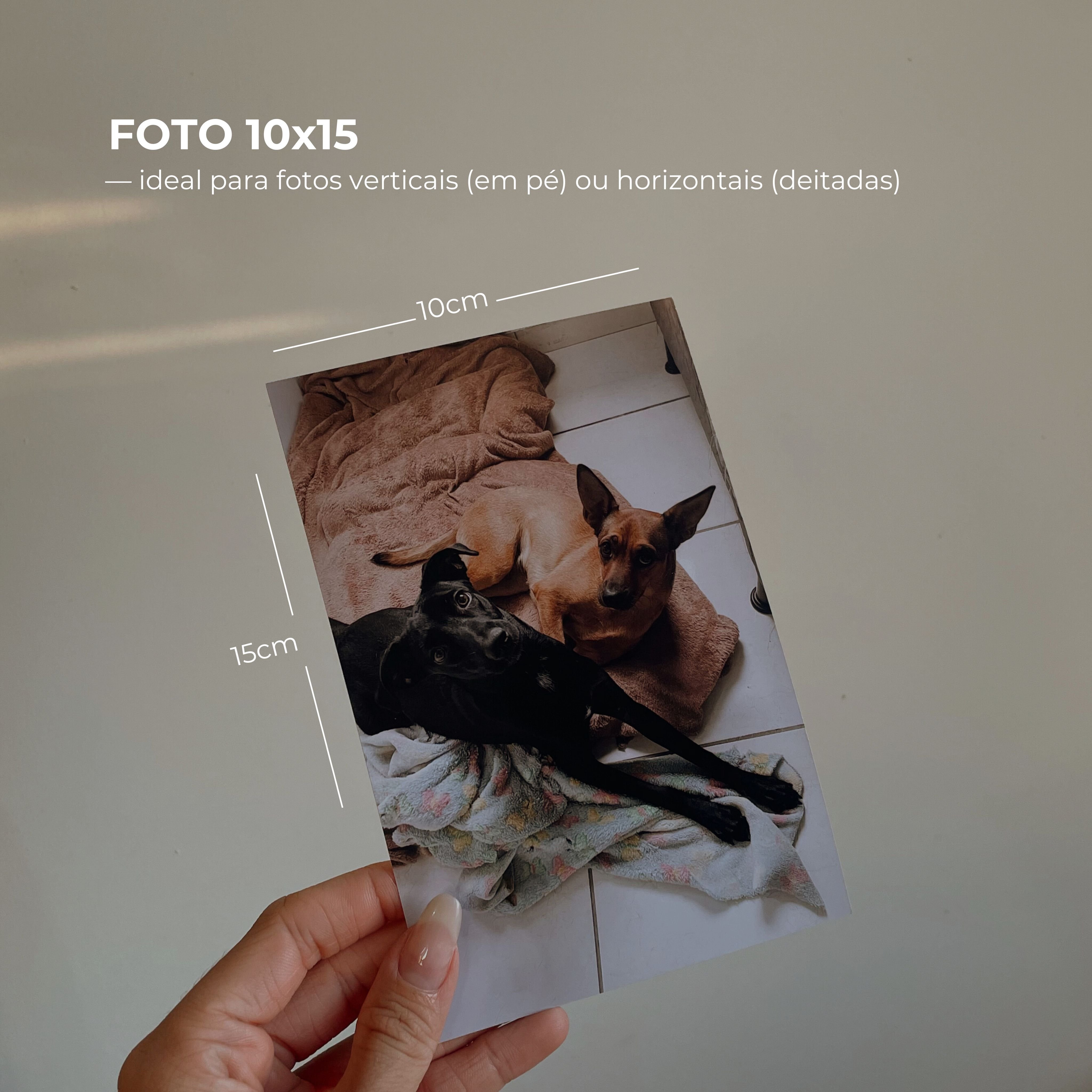 como ajustar foto celular para 10x15