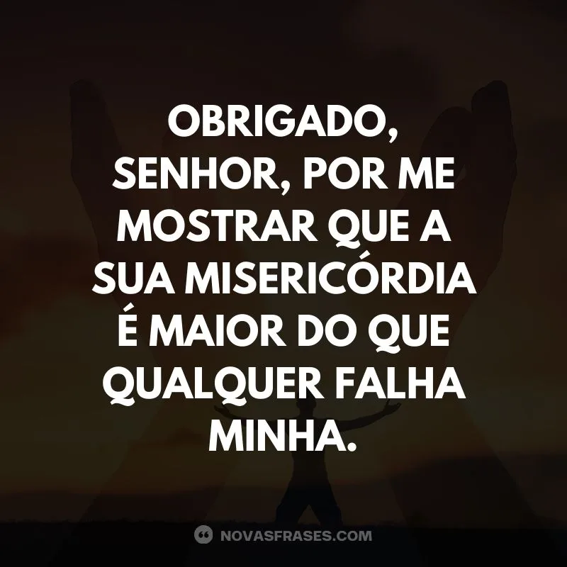 frase de gratidão a deus