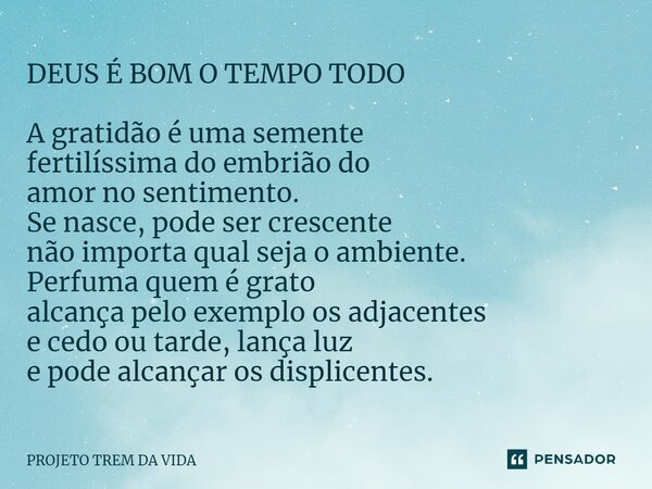 gratidão a deus vs gratidão a outras forças