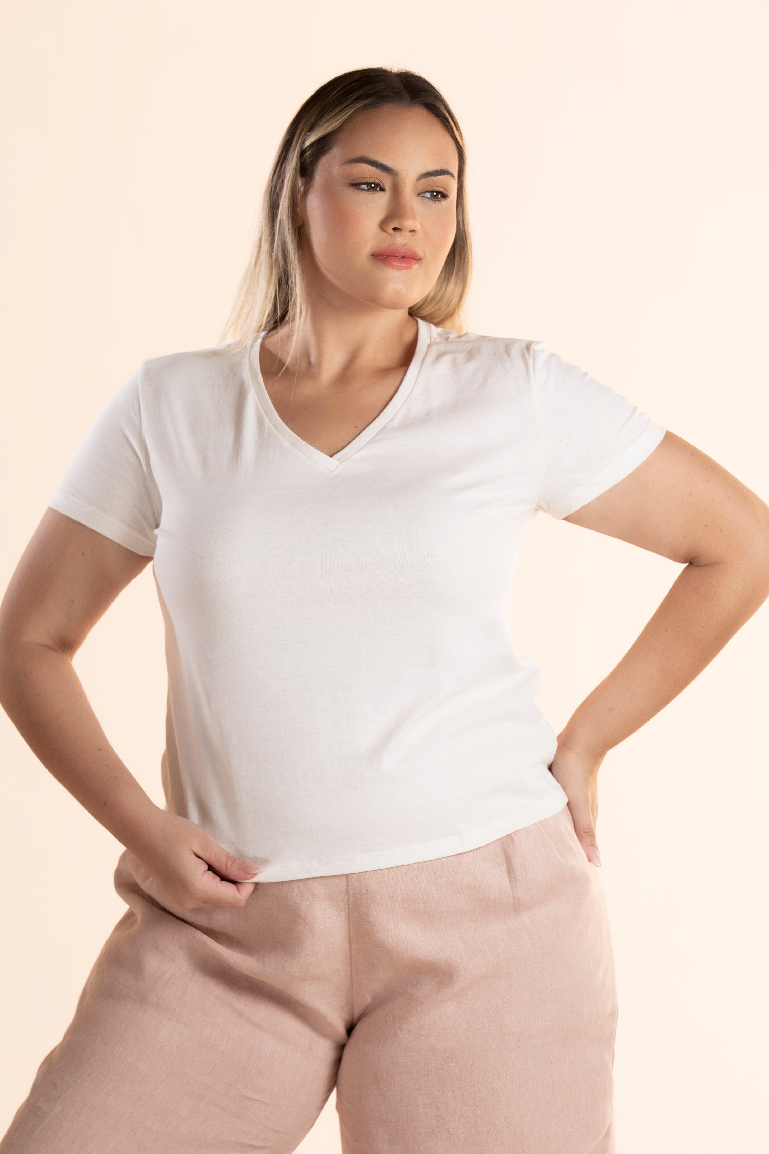 flamê e algodão para gola V