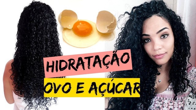 hidratação com ovo e creme