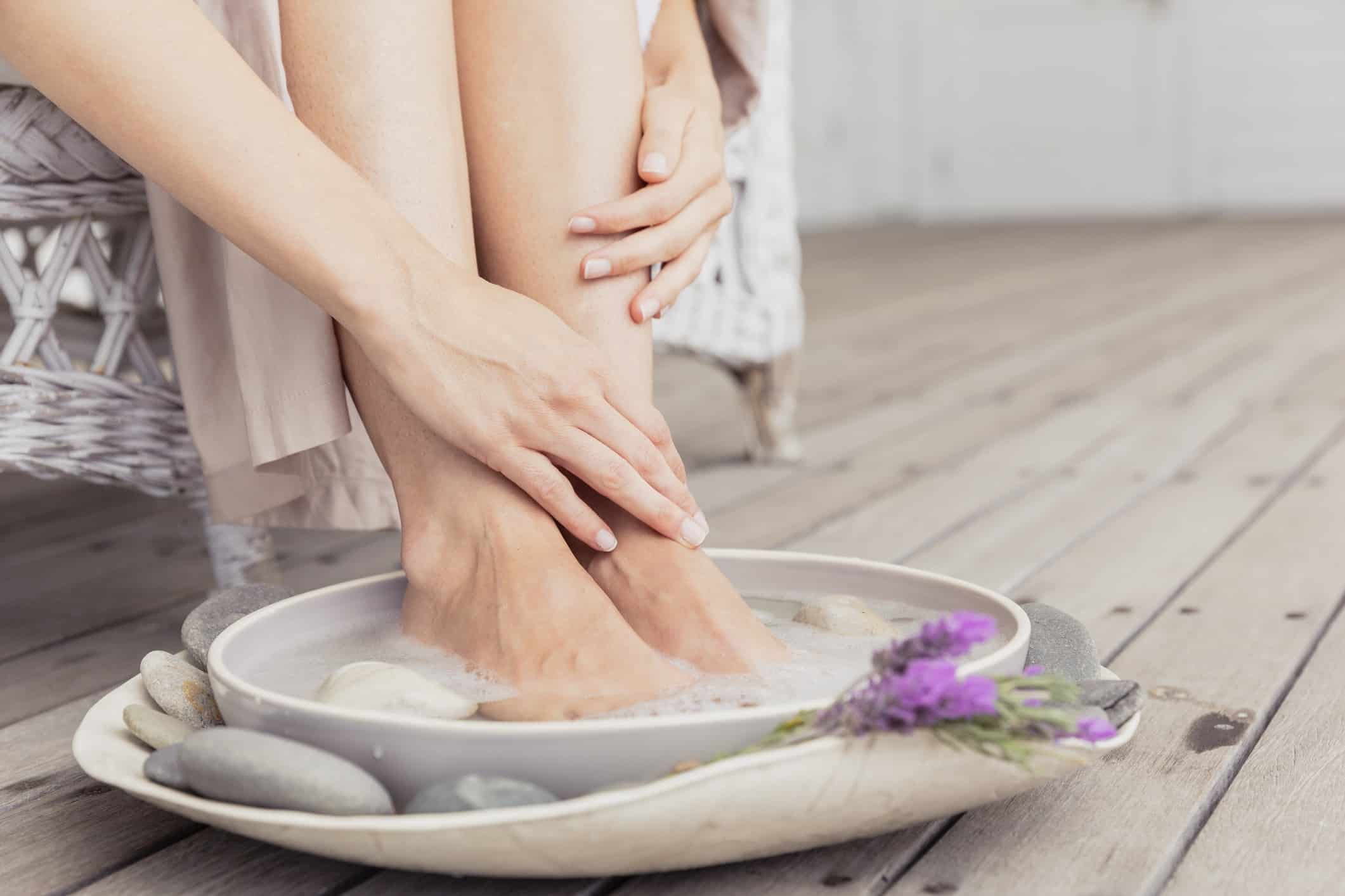 ideias criativas escalda pes caseiro relaxar