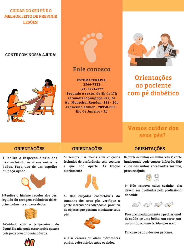 espelho comum vs espelho lente aumento pes diabeticos