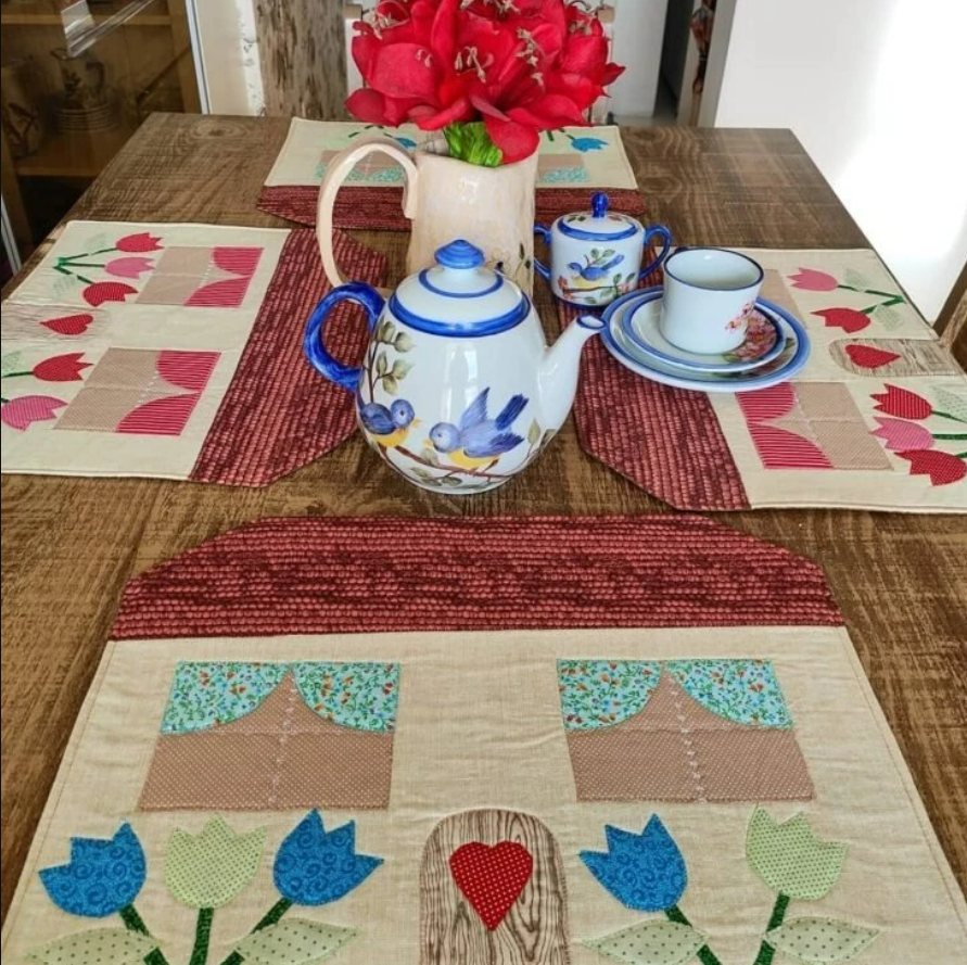 jogo americano de patchwork