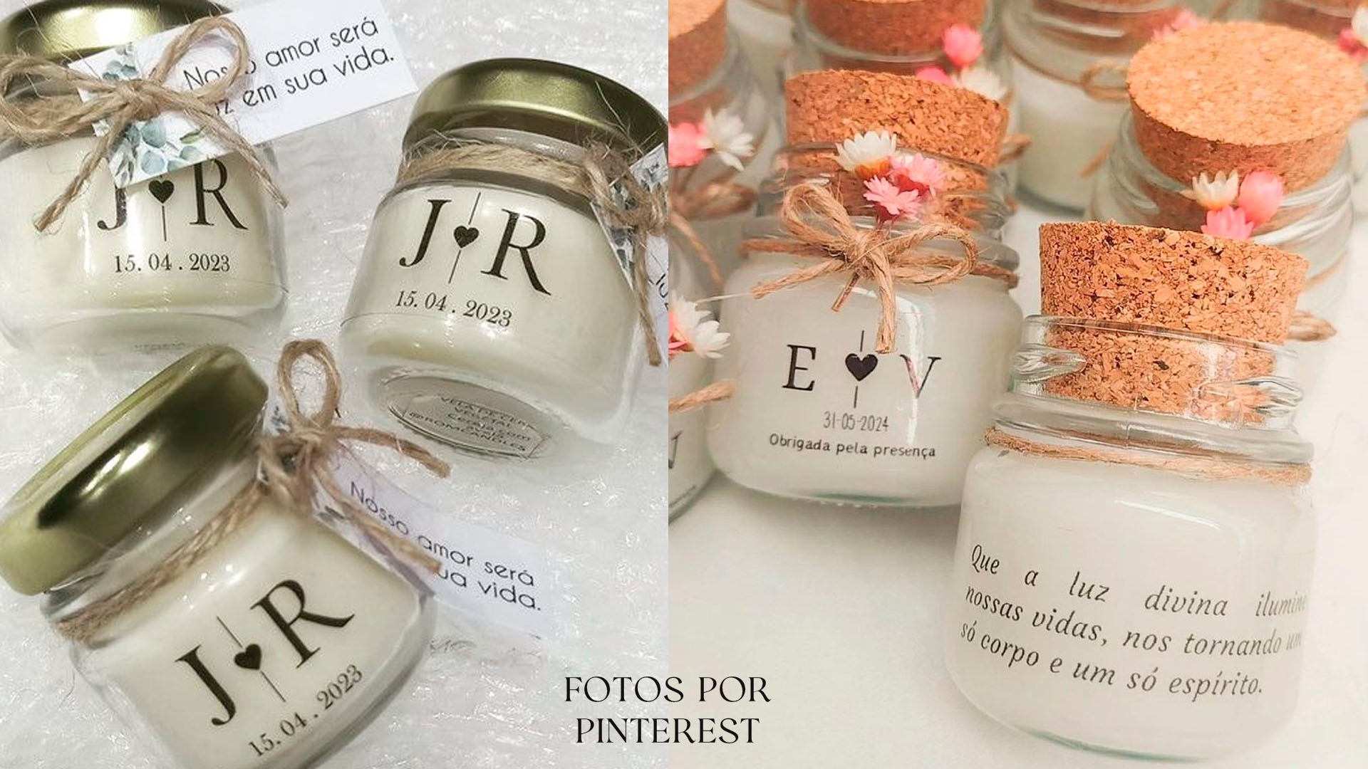 Lembrancinhas de casamento DIY: faça você mesmo