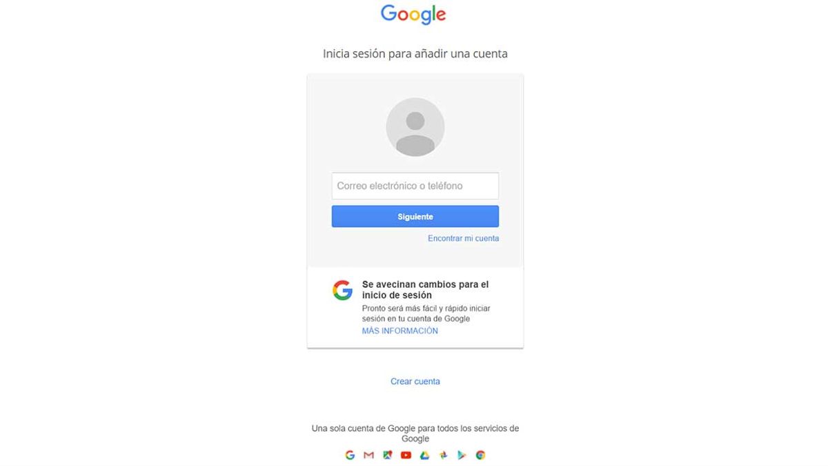 Diferenças entre login no Android e iOS para Conta Google