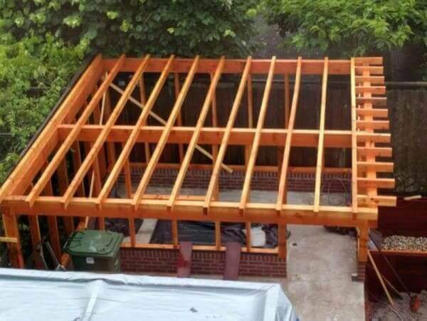 madeiramento de telhado