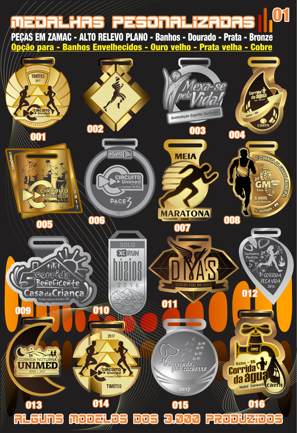 5 ideias de títulos:
1. Como Escolher o Material Ideal para sua Medalha Personalizada
2. Guia Completo: Personalização de Medalhas para Eventos
3. Medalhas de Acrílico vs. Metal vs. MDF: Qual a Melhor Opção?
4. Onde Encontrar Fornecedores Confiáveis de Medalhas Personalizadas
5. Tendências em Design de Medalhas Personalizadas para 2024