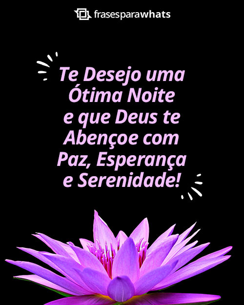 5 Frases de Boa Noite para Acordar Renovado