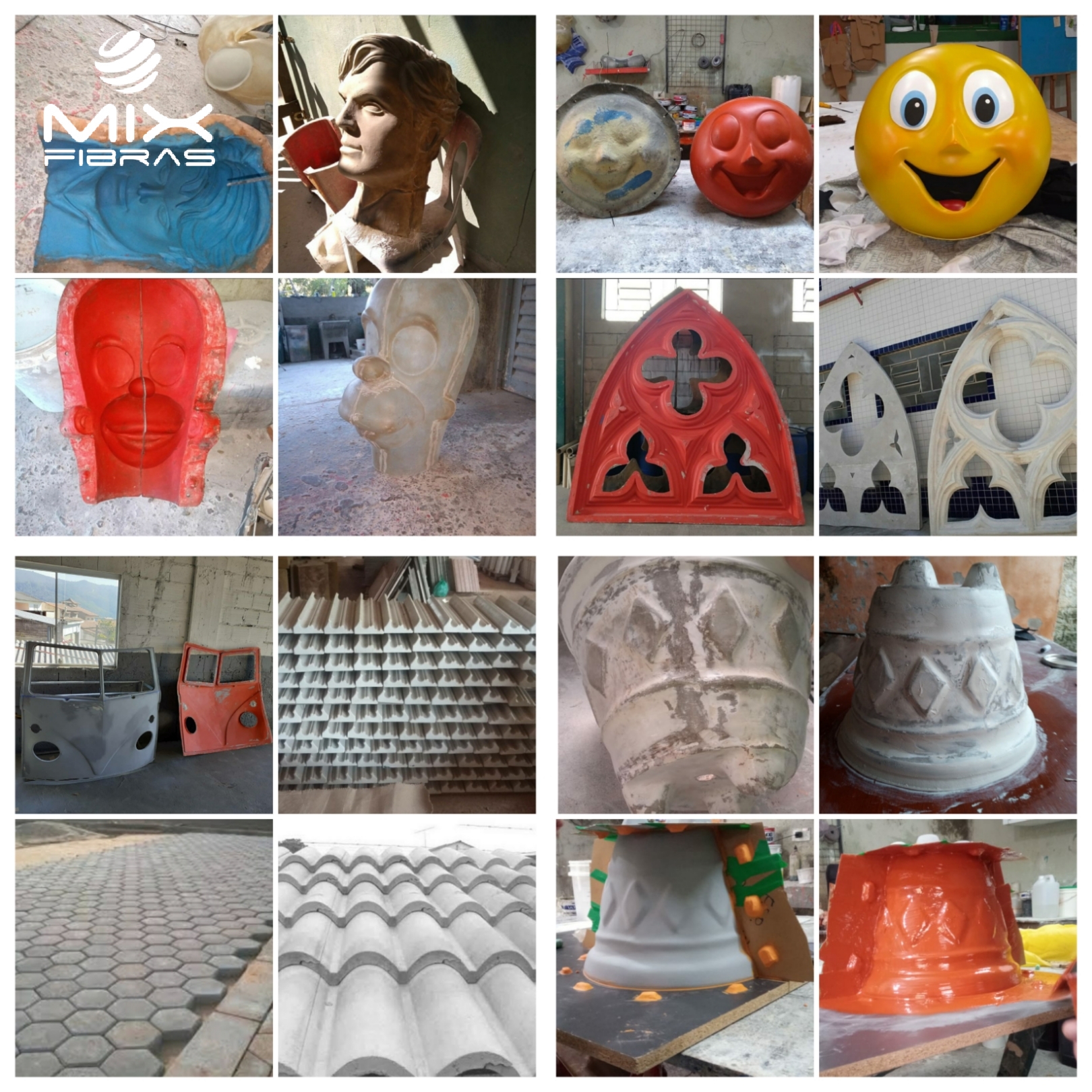 molde para fibra de vidro