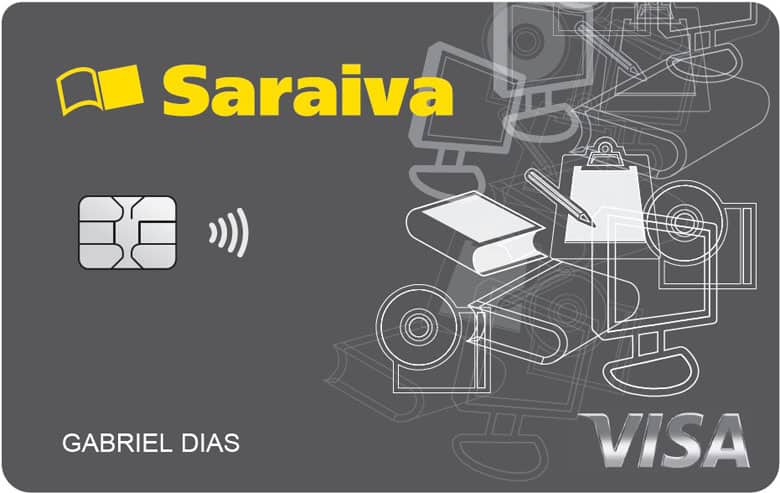 o cartão de crédito da livraria saraiva