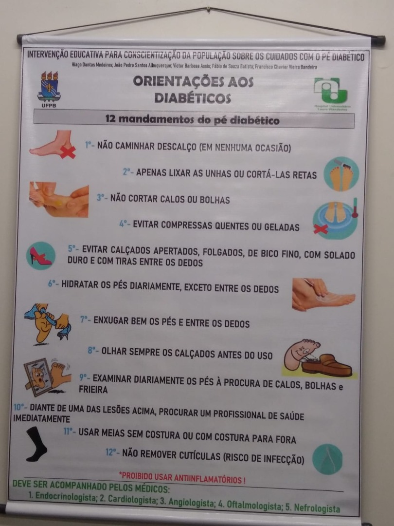 maiores erros no cuidado do pe diabetico