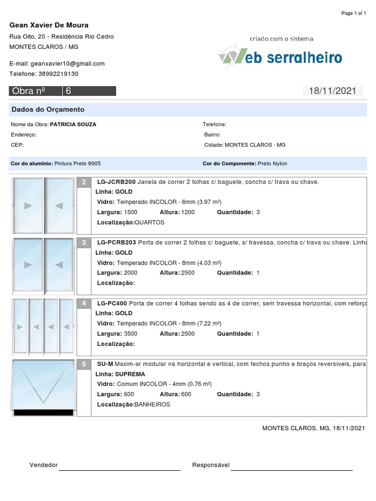5 ideias de títulos:
1. Guia Completo: Como Escolher a Linha de Alumínio Ideal para Sua Obra
2. Vidros para Esquadrias: Um Comparativo Detalhado para Otimizar seu Orçamento
3. Cores e Acabamentos em Esquadrias de Alumínio: Impacto no Preço e Estética
4. Entenda a NBR 10821: Garantindo Qualidade e Segurança em suas Esquadrias
5. O Momento Certo para Comprar: Como a Sazonalidade Afeta o Preço das Esquadrias