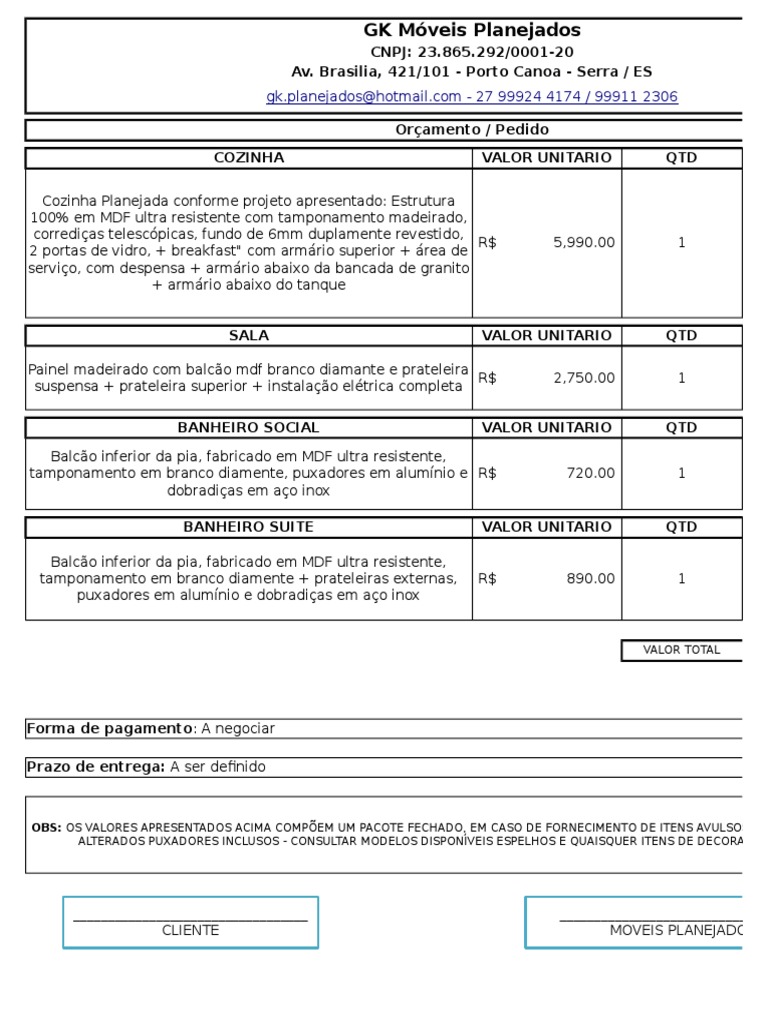 Guia Completo: Como Calcular o Orçamento de Móveis Planejados
