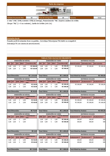orcamento de moveis em marcenaria