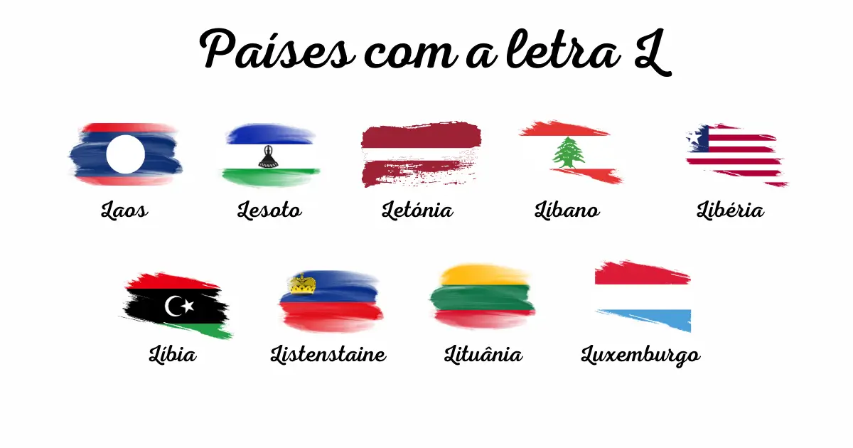 pais com a letra l