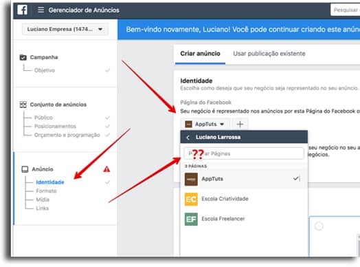erros comuns ao configurar perfil facebook