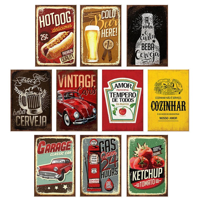 Os Melhores Temas de Quadros Vintage para Cozinhas Modernas