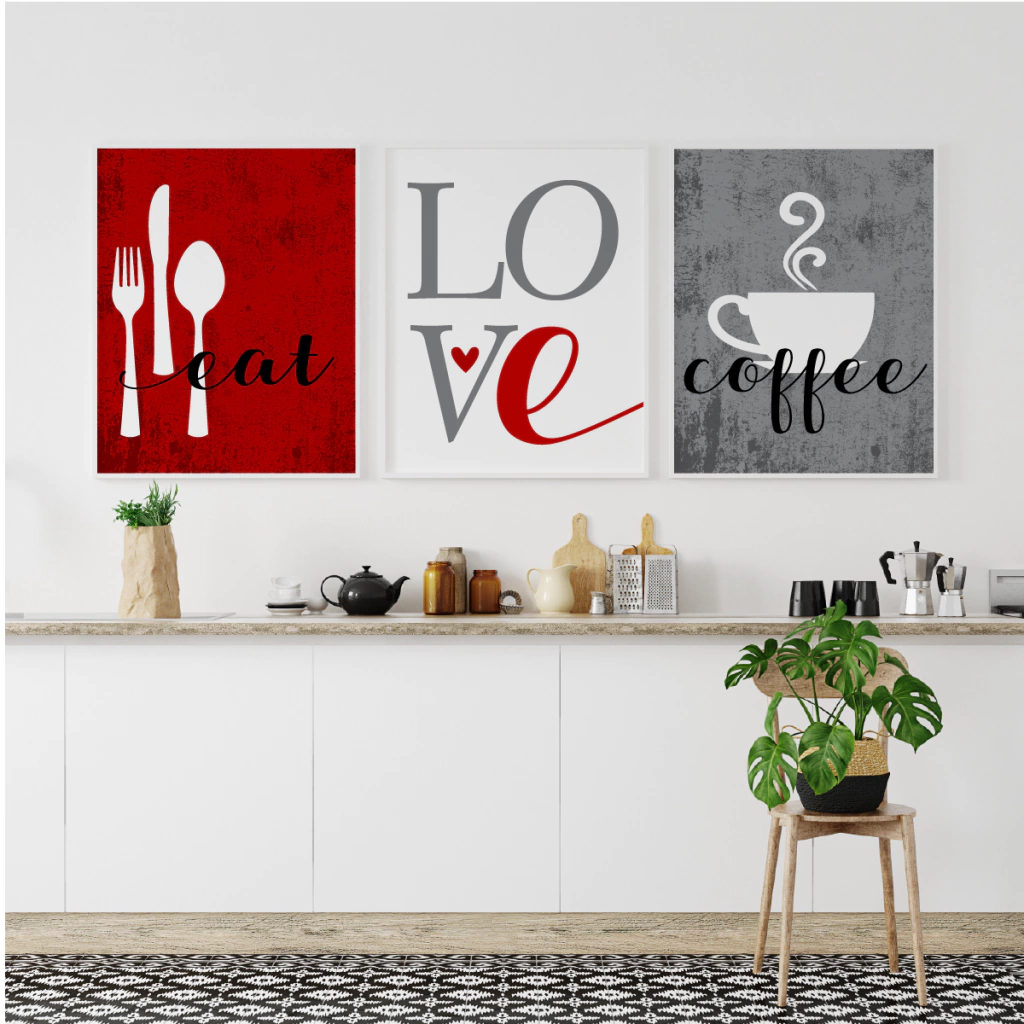 Quadros decorativos para cozinha retrô