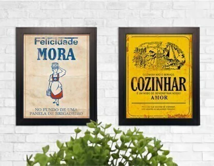 DIY: Transforme Quadros Simples em Peças Vintage para sua Cozinha