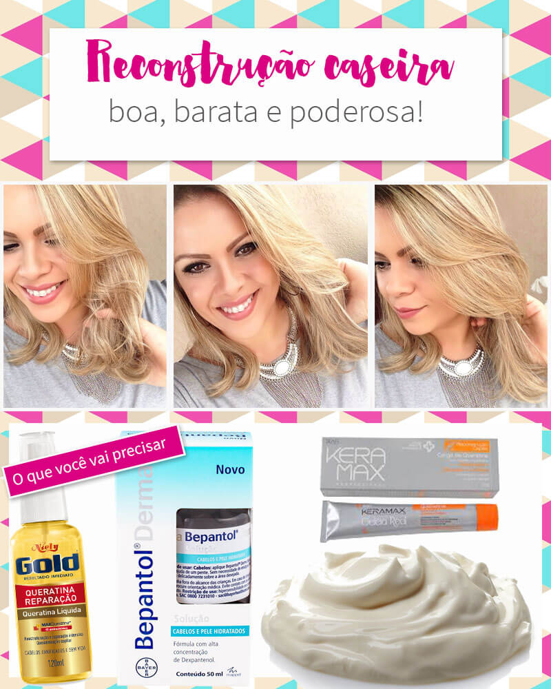restauração no cabelo