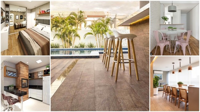 ideias de revestimento cerâmico amadeirado externo para inspirar