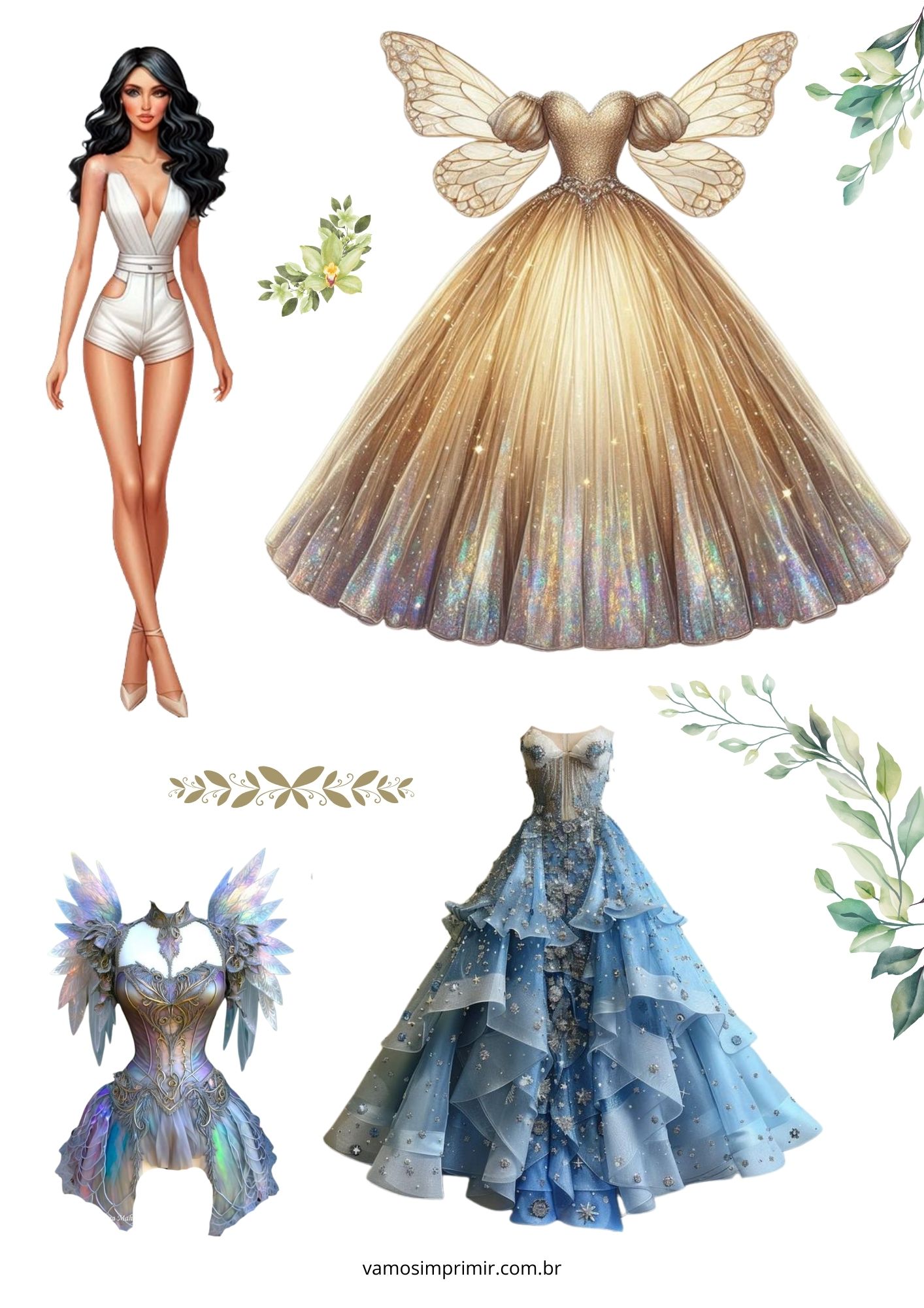 roupa de bebê real versus roupa de boneca grande