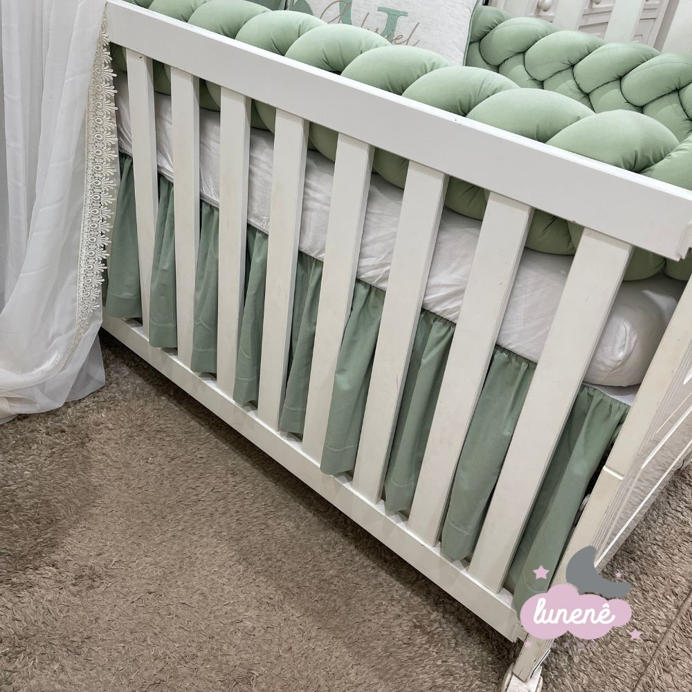 DIY: Como fazer uma saia de berço simples