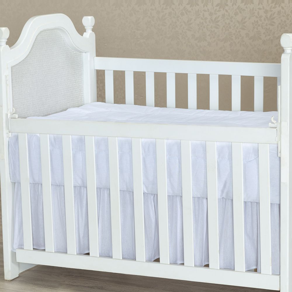 Guia de tamanhos de saia de berço: Padrão Americano vs. Nacional