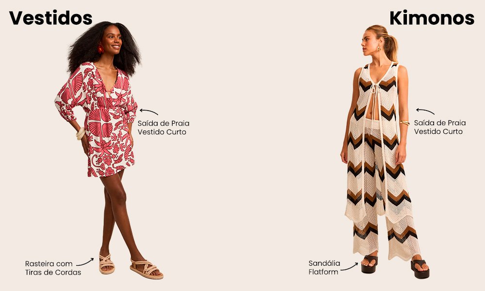 saída de praia longa vs curta qual escolher