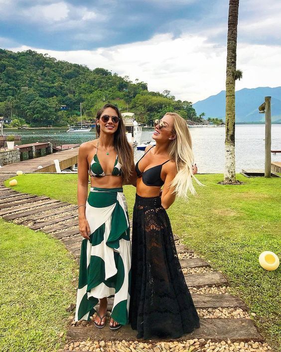 saída de praia de crochê com manga longa