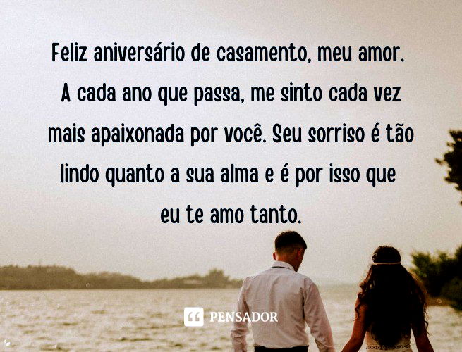 seu marido feliz no casamento