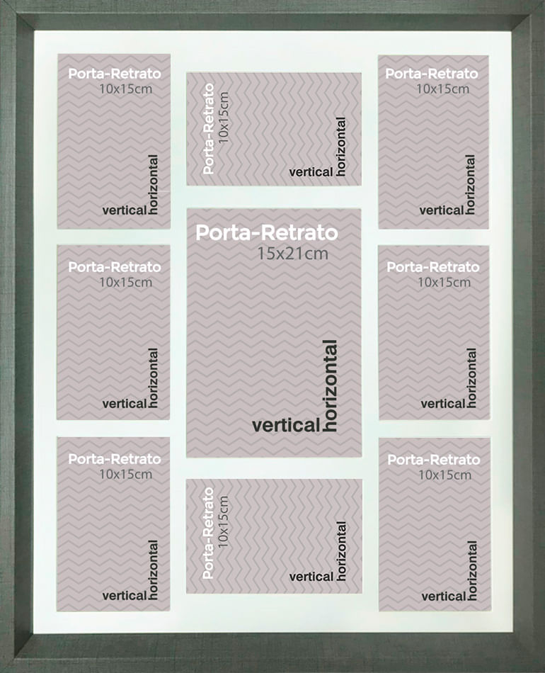 tamanho de porta retrato