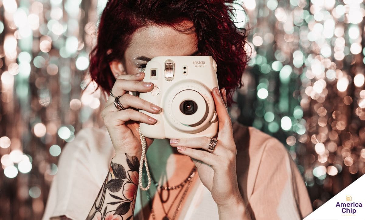 erro ao escolher tamanho de filme polaroid