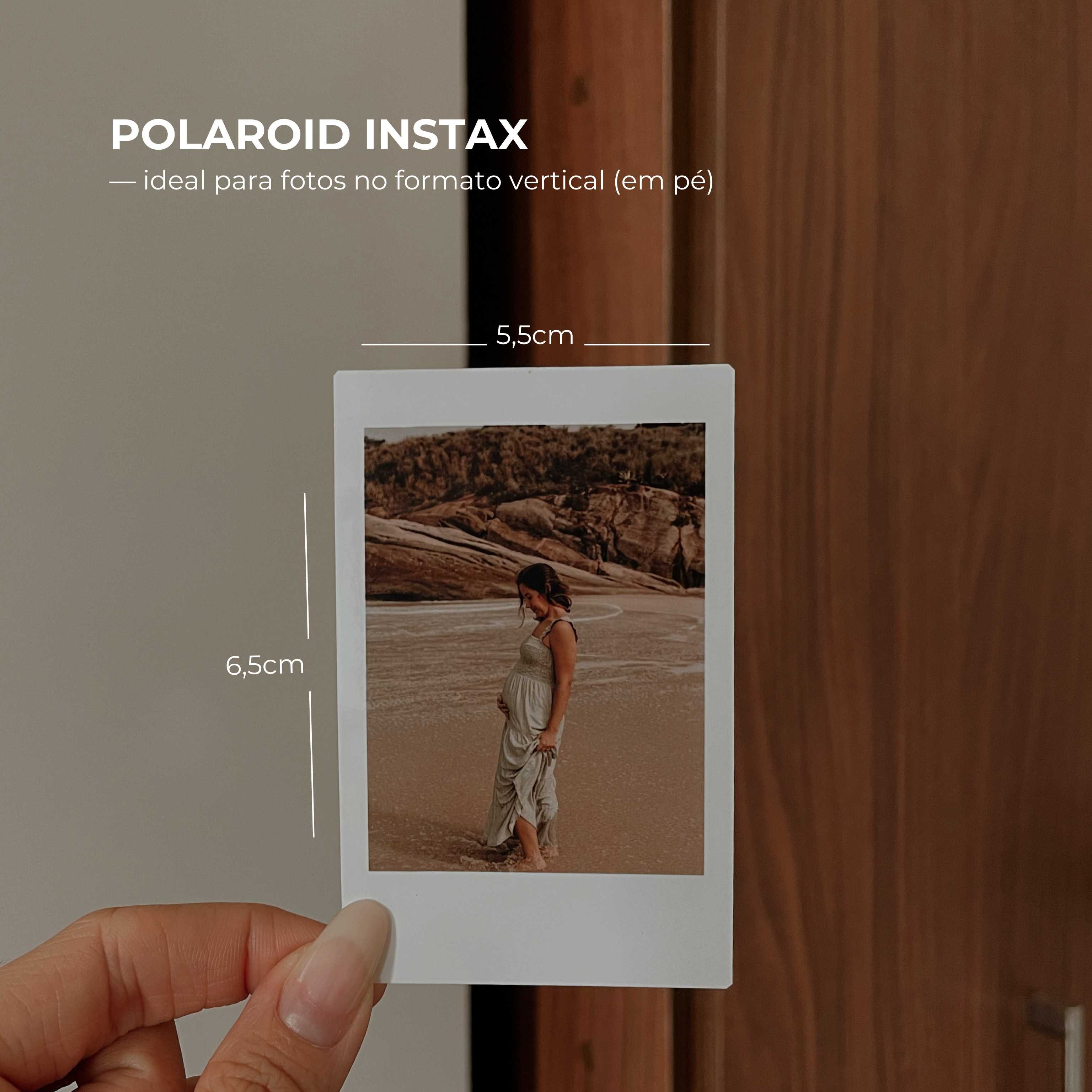 dimensoes exatas filme polaroid 600