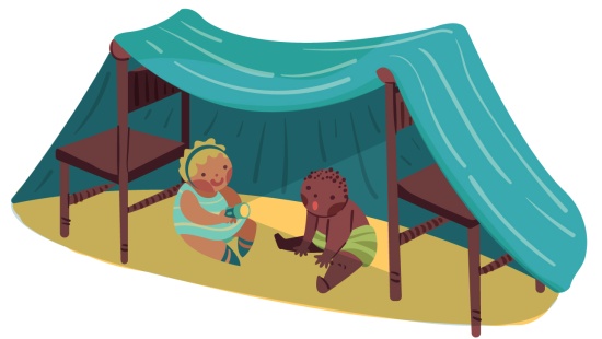 teatro de sombras com lençol