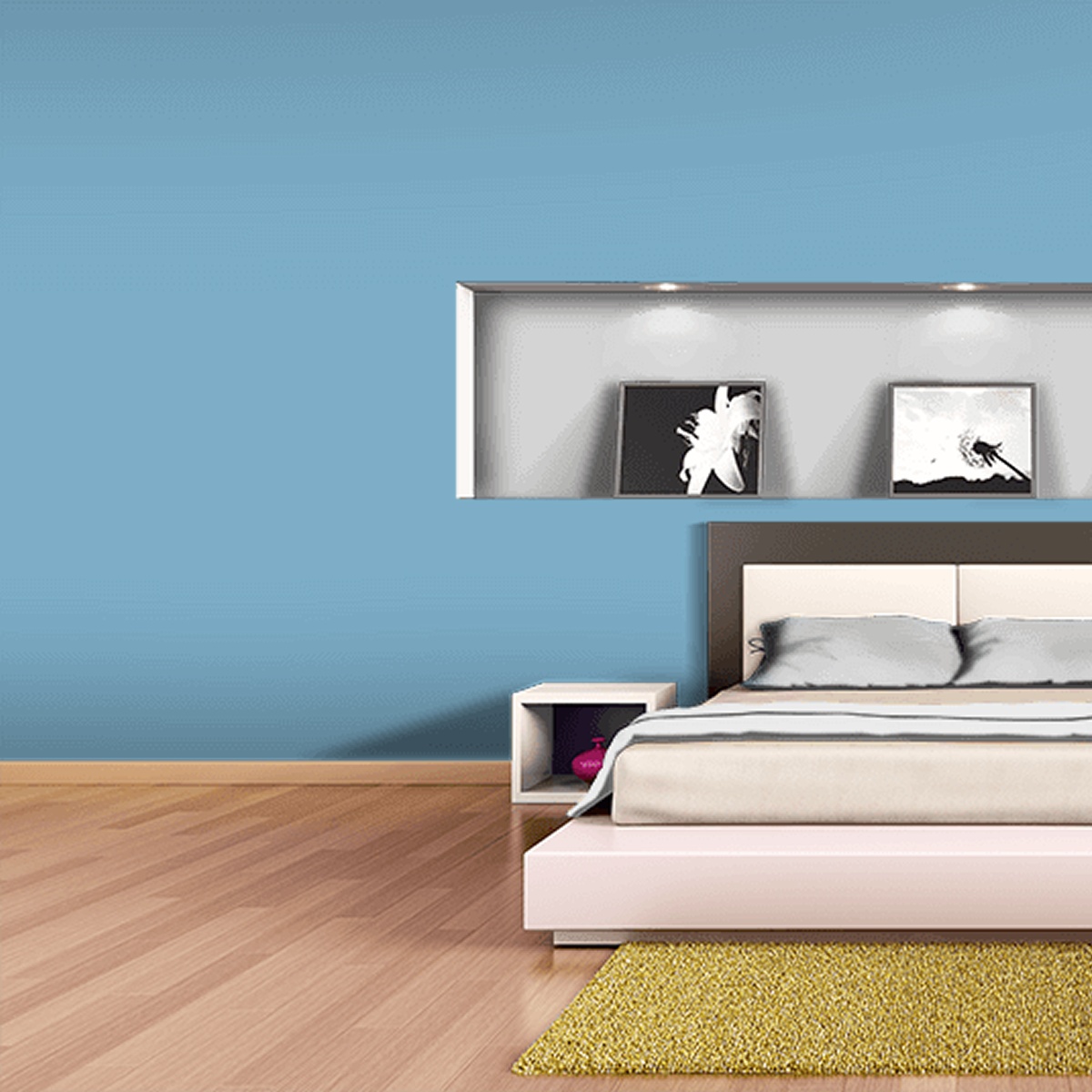 erros comuns ao usar tinta guache azul