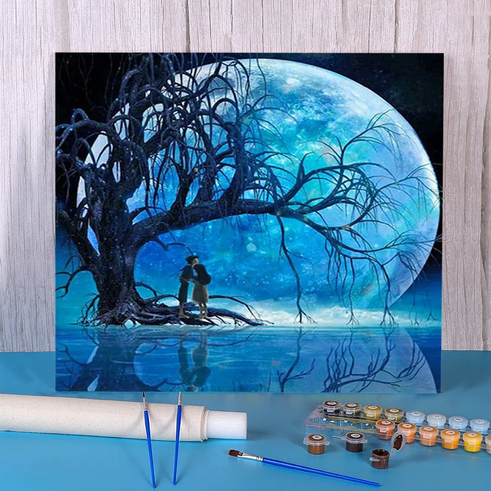 como diluir tinta guache azul para aquarela