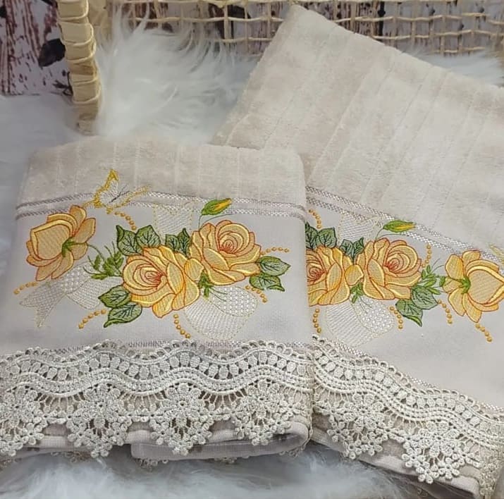 toalhas de banho decoradas