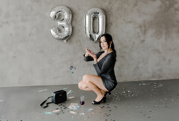 um álbum de fotografia