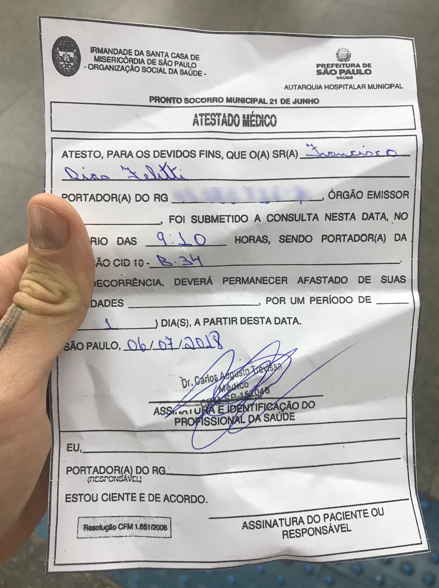 Atestado de acompanhante: direitos e limites na legislação