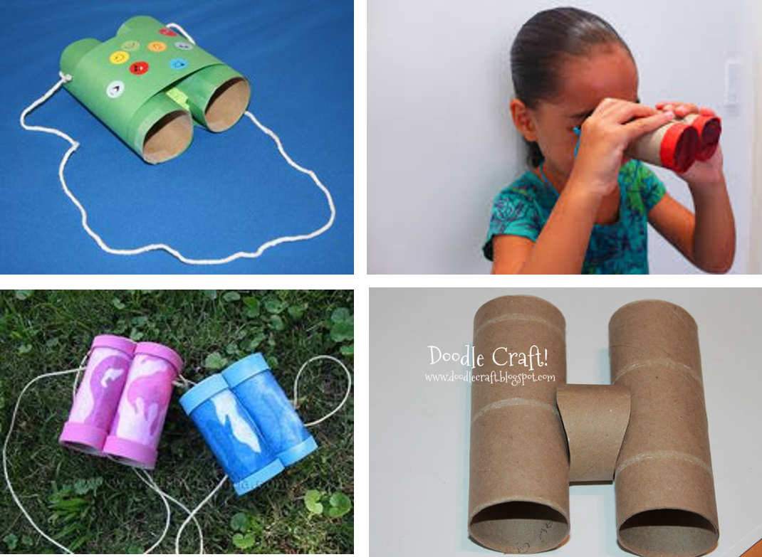 10 Ideias Criativas para Decorar seu Binóculo de Papel Higiênico
