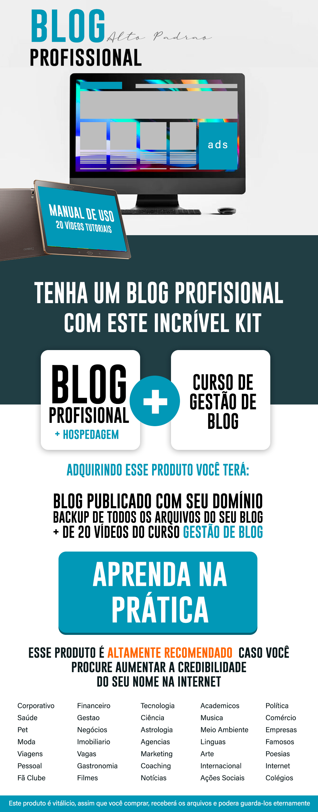 um blog profissional
