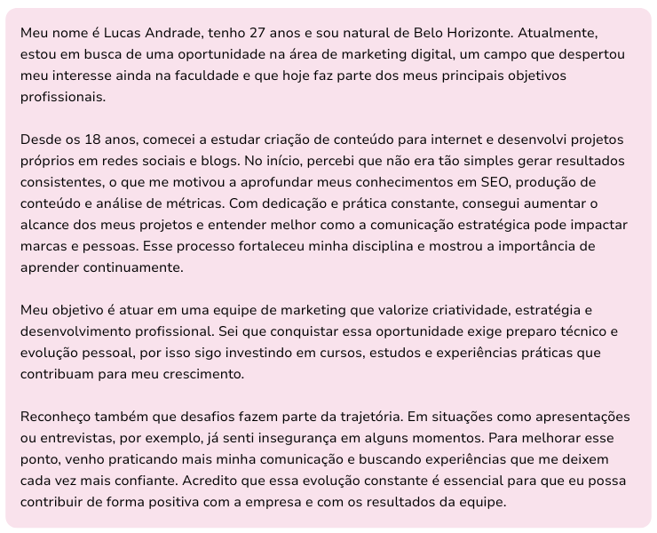 Guia completo: Estrutura ideal para sua redação de emprego