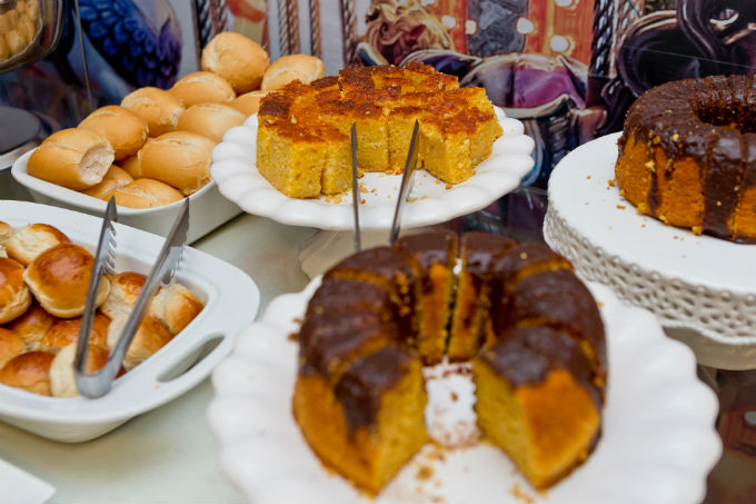 um café da manhã de aniversário