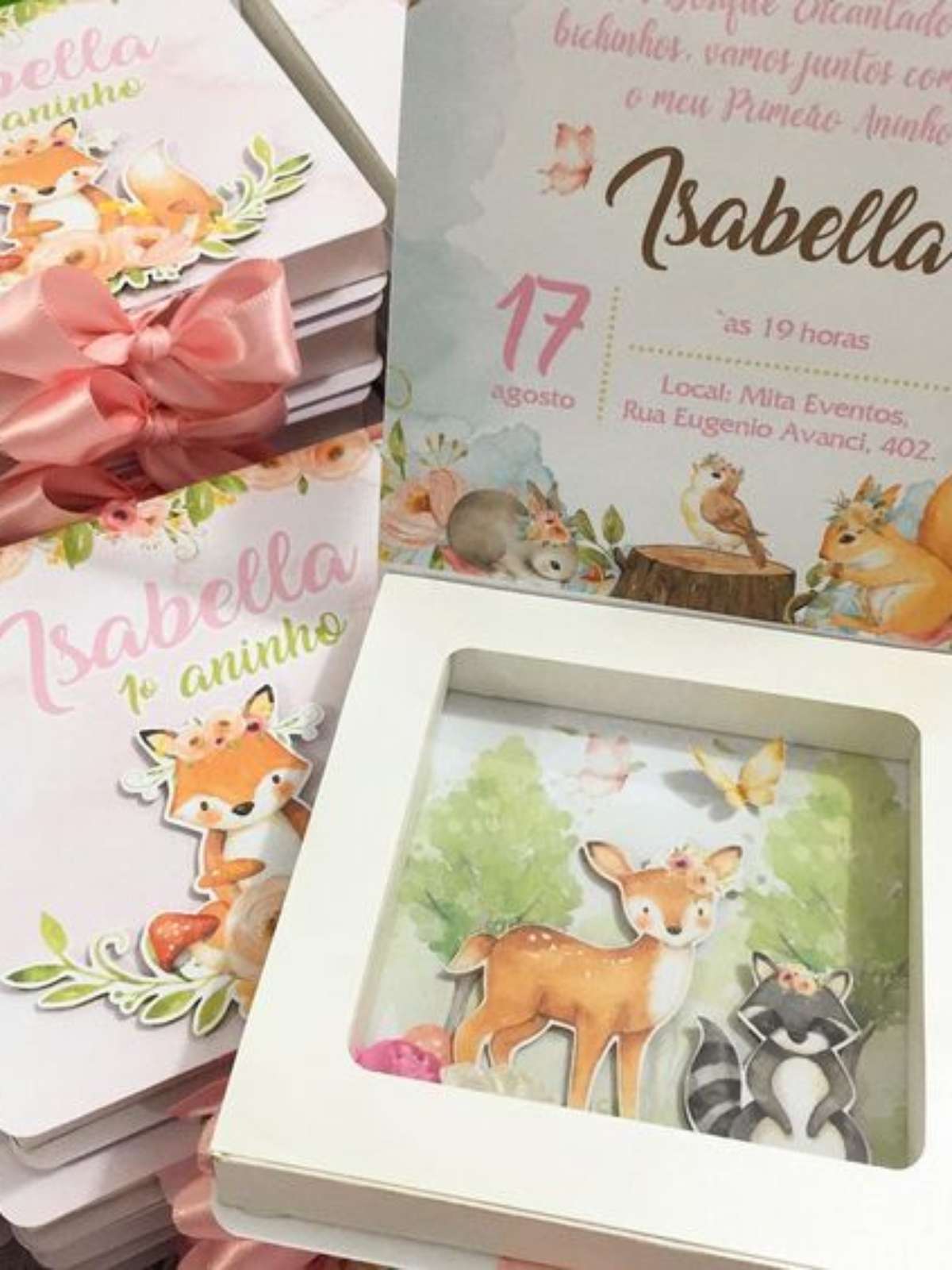 convite de aniversário de 50 anos elegante