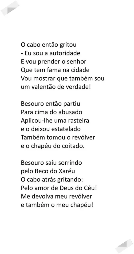 Músicas e instrumentos que acompanham o cordel